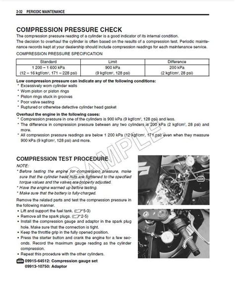 2006 gsxr 600 compression test|Compression Test Question .